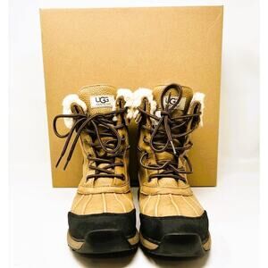 UGG Women’s Adirondack III Waterproof Snow Boots Chestnut - 7 - With box